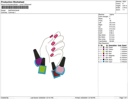 Nail Polish Hand