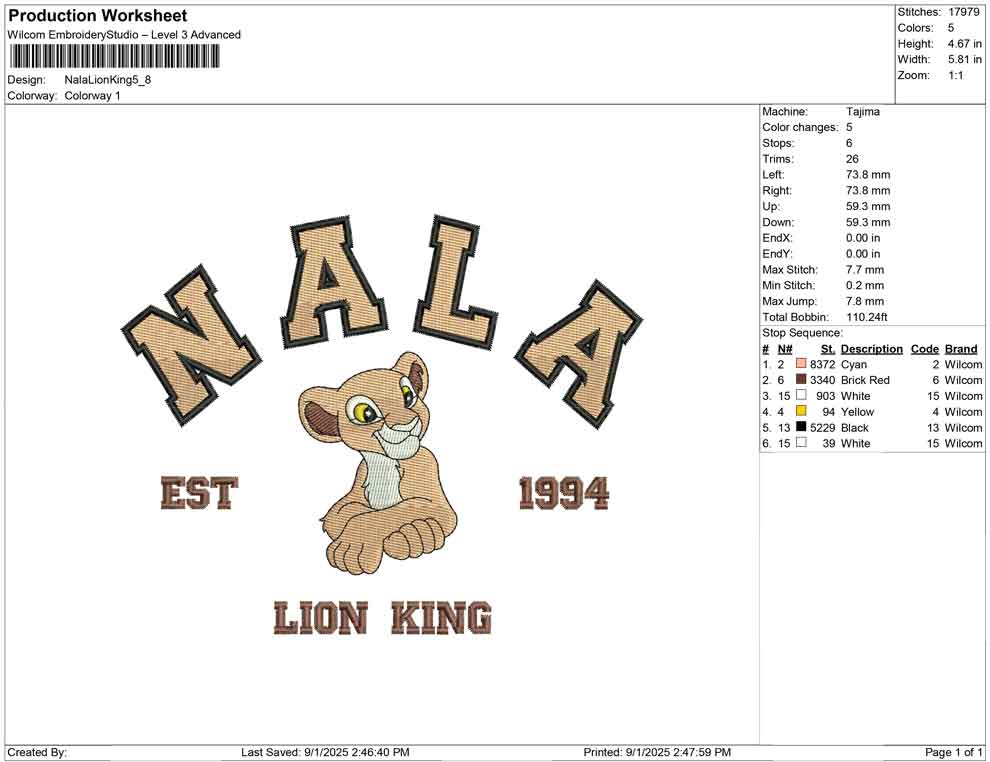Nala Lion King