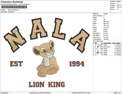 Nala Lion King