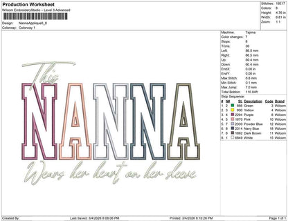 Nanna Applique