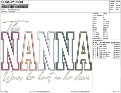 Nanna Applique