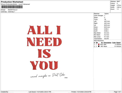 Need Is You