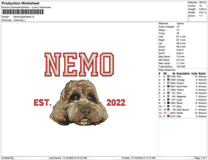 Nemo Dog head