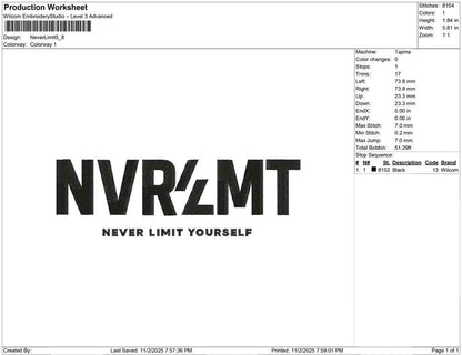 Never Limit