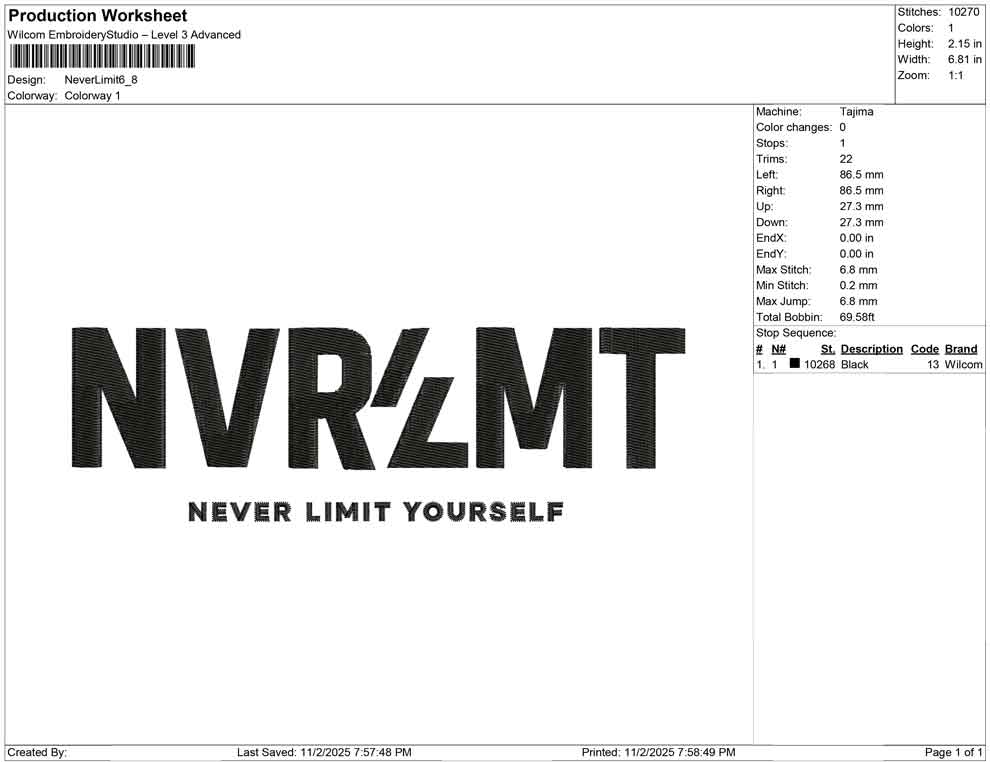 Never Limit