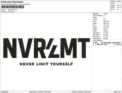 Never Limit