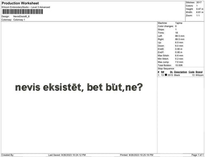 Nevis exist