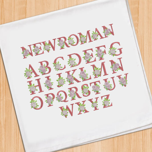 New Roman Flower Font