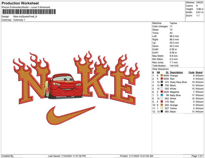 Nike Mc queen Fire