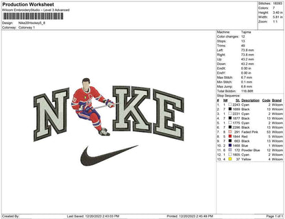 Nike 20 hockey