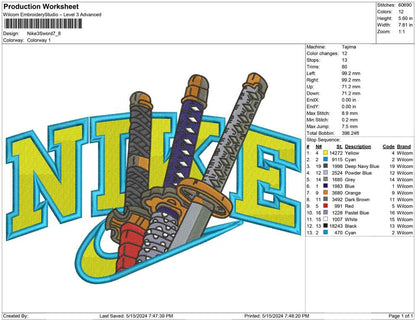 Nike 3 Sword