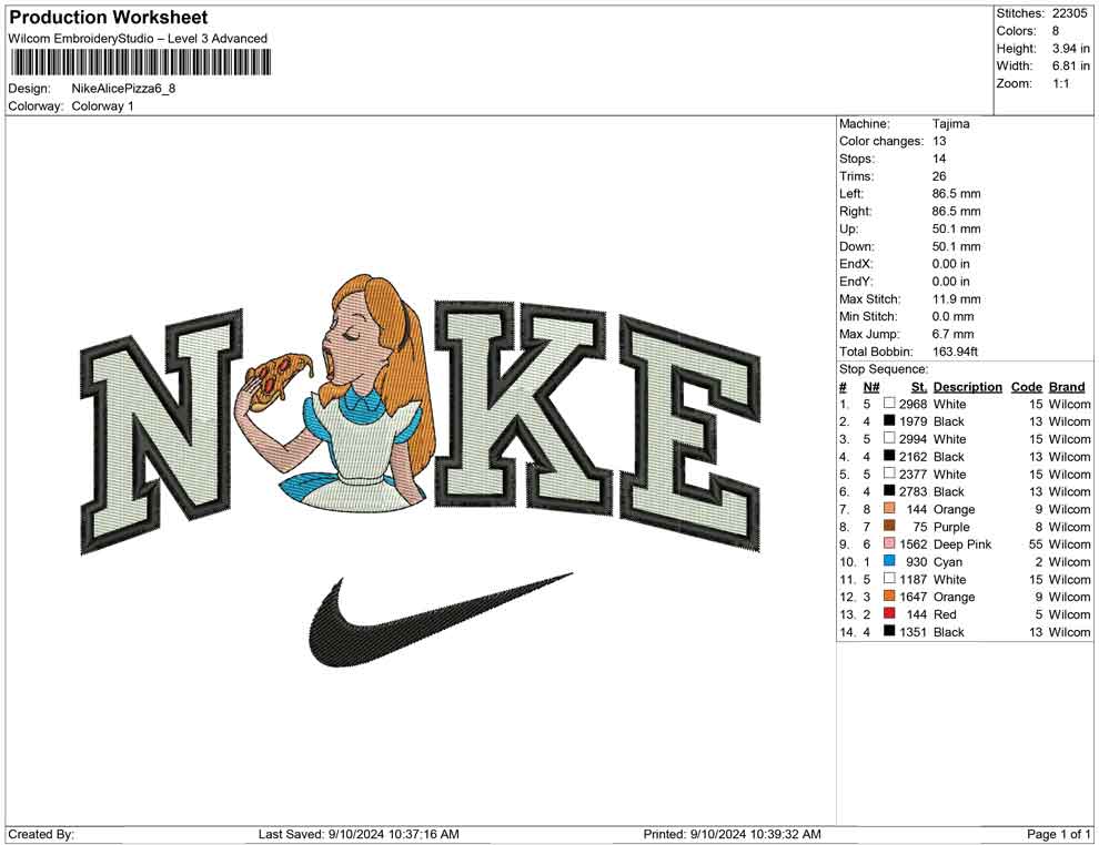 Nike Alice Pizza