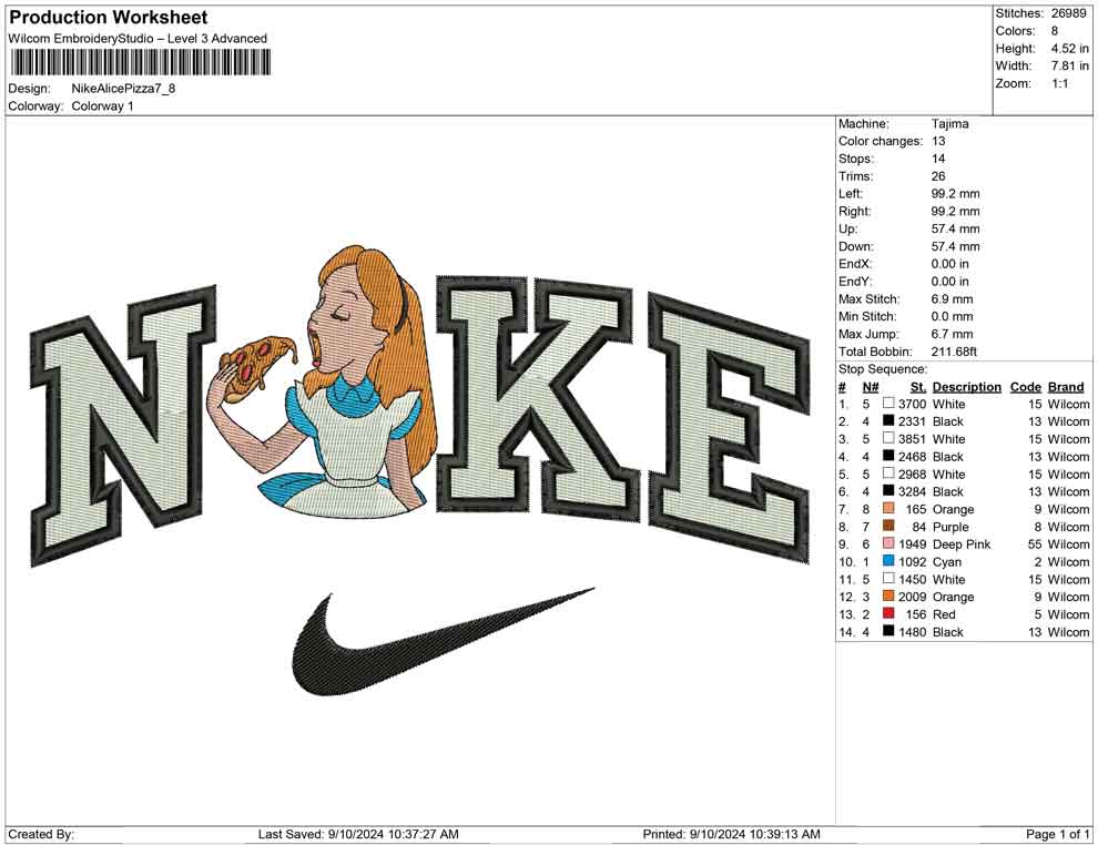 Nike Alice Pizza