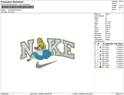 Nike Alice With Tea