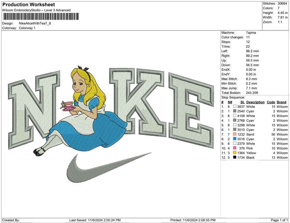 Nike Alice With Tea