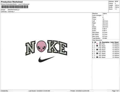 Nike Alien head