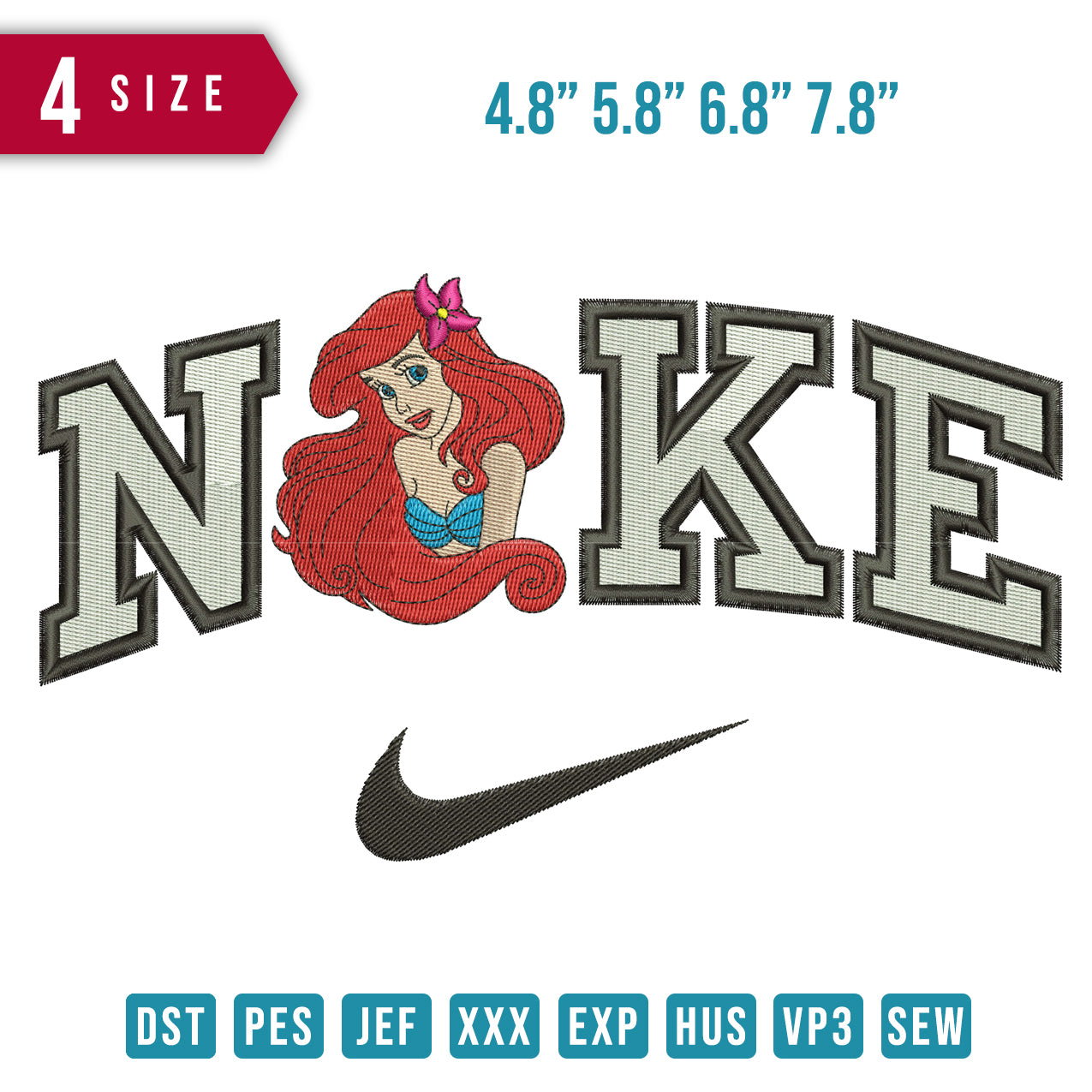 Nike Ariel Mermaid Flower