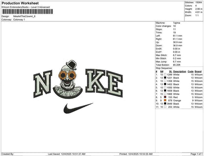 Nike Art The Clown