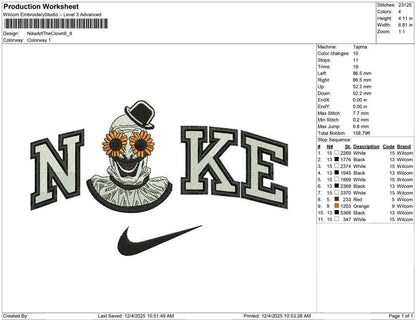 Nike Art The Clown