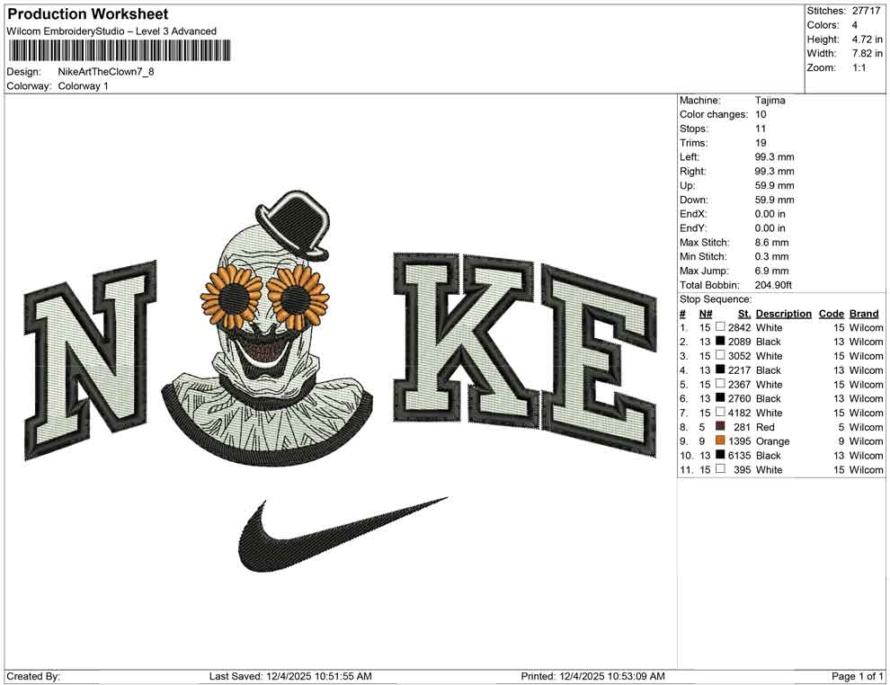 Nike Art The Clown