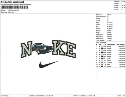 Nike Astra Car