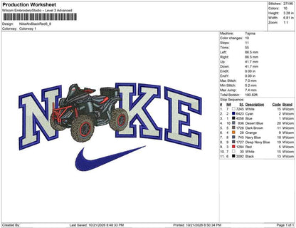 Nike Atv Black Red