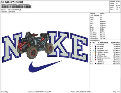 Nike Atv Black Red