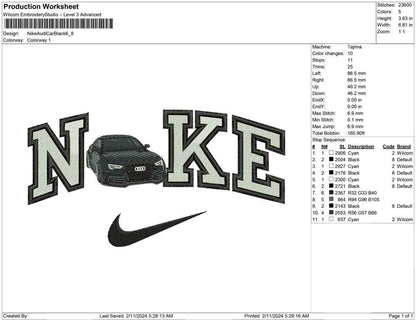 Nike Audi Black