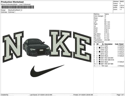 Nike Audi Black