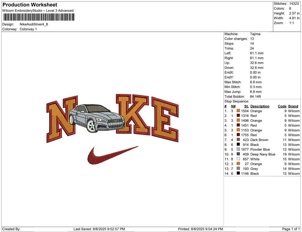 Nike Audi Silver