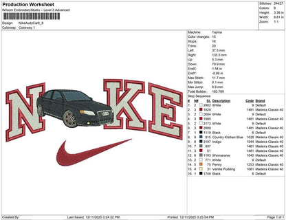Nike Audy Car