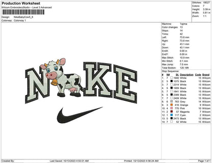 Nike Baby Cow