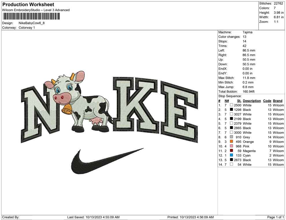 Nike Baby Cow