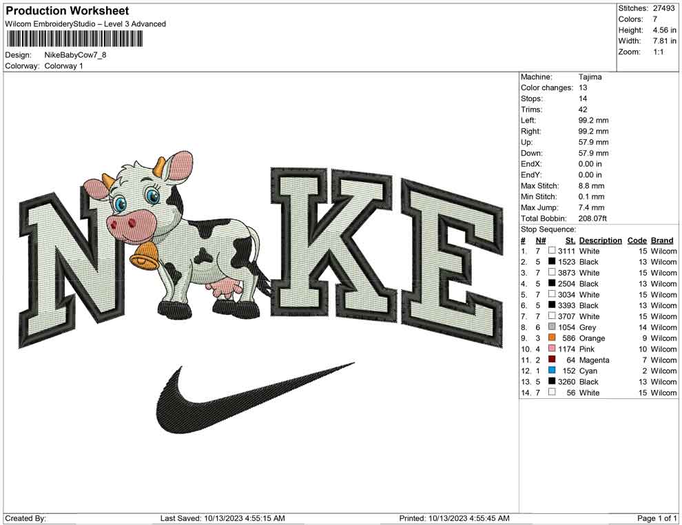 Nike Baby Cow