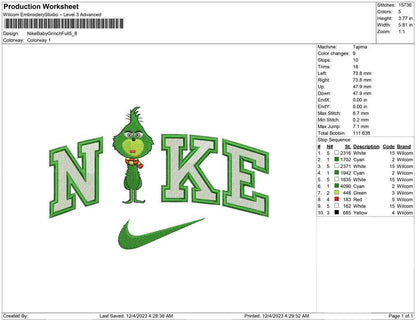 Nike baby Grinch Full