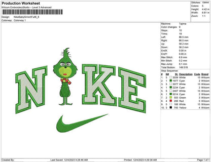 Nike baby Grinch Full