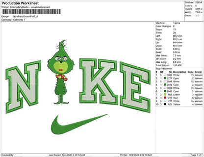 Nike baby Grinch Full