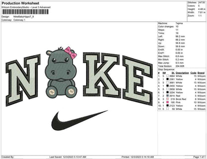 Nike Baby Hippo