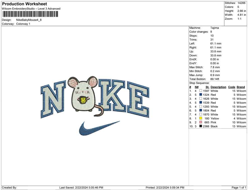 Nike Baby Mouse