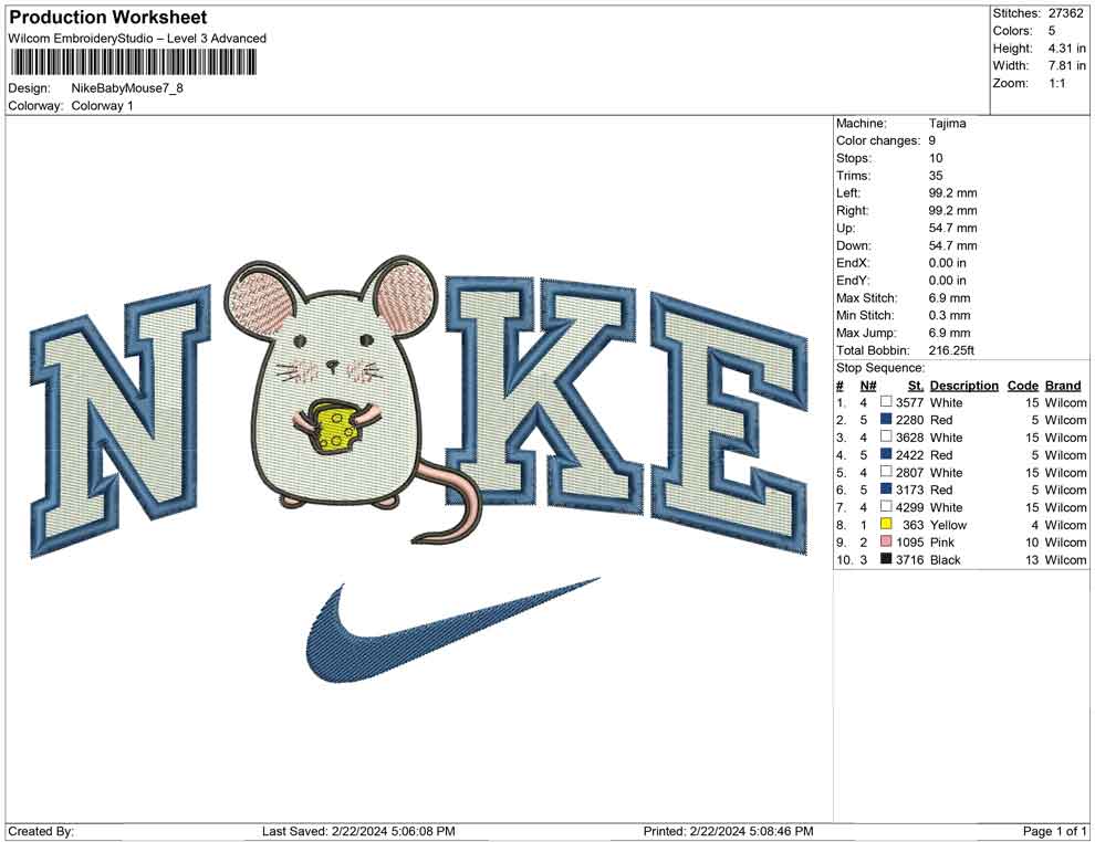 Nike Baby Mouse