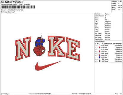 Nike baby Spiderman