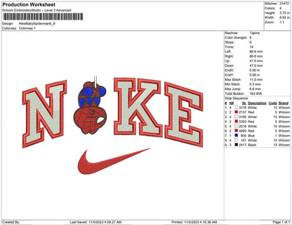 Nike baby Spiderman