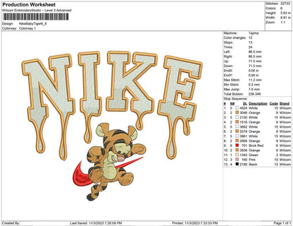 Nike melt Baby tiger