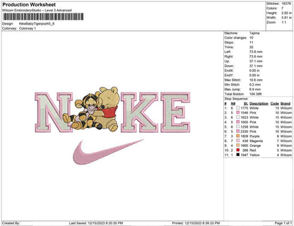 Nike Baby Tiger and pooh