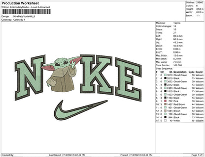 Nike Baby Yoda Hi