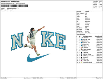 Nike Baggio Soccer