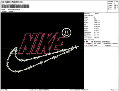 Nike Barbed Wire