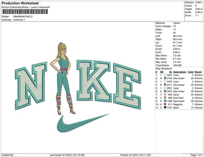 Nike Barbie Toy