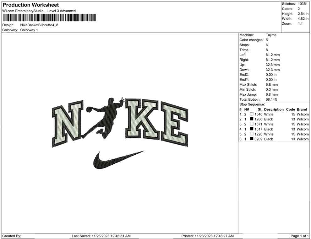 Nike Basket Silhouette
