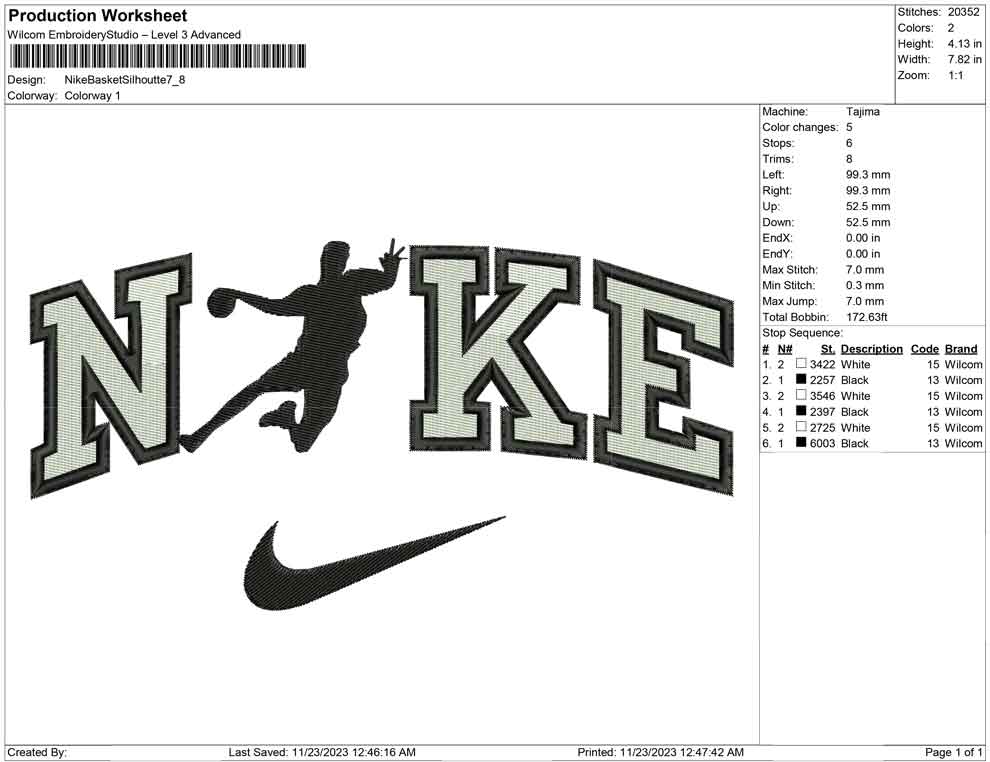 Nike Basket Silhouette
